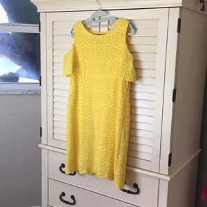 Ronni Nicole Yellow Dress
